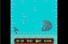 une photo d'Ã©cran de Super Widget sur Nintendo Super Nes